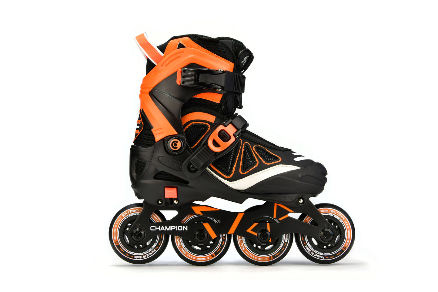 Micro Champion Orange Kids Skates