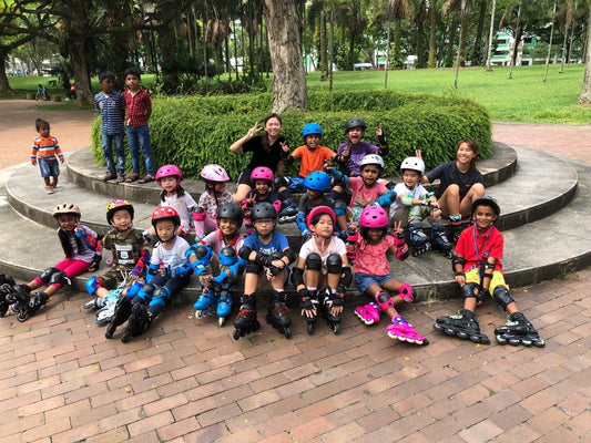 Punggol Park Inline Skating Lesson