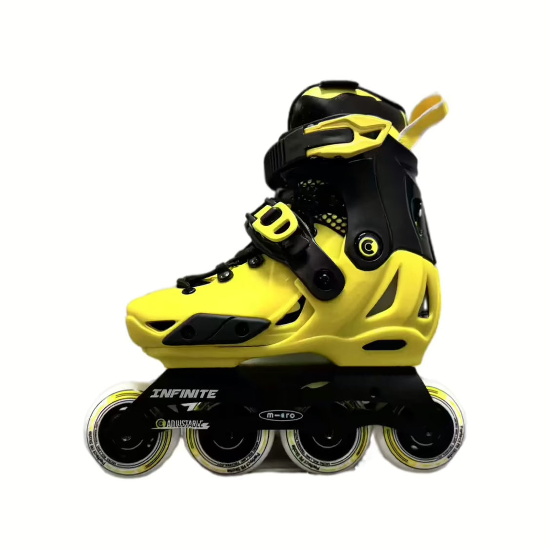 Micro Infinite Yellow Kids Skates