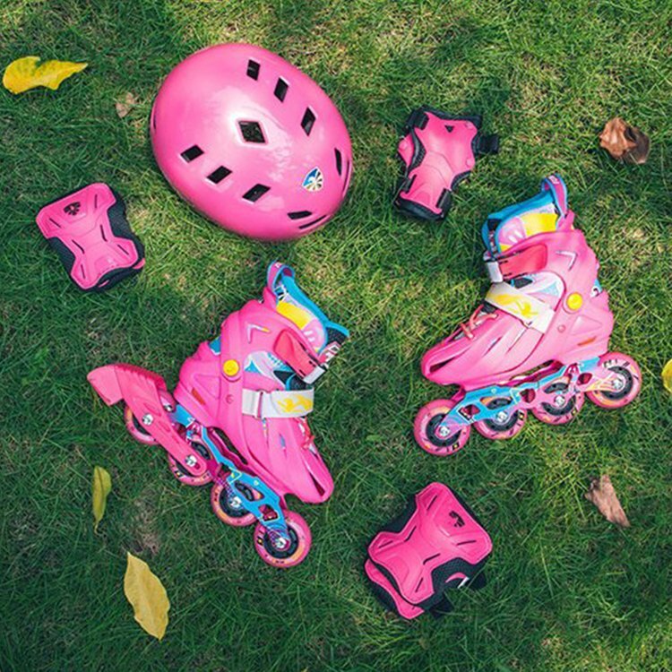 Flying Eagle NT Combo Pink Kids Skates Set