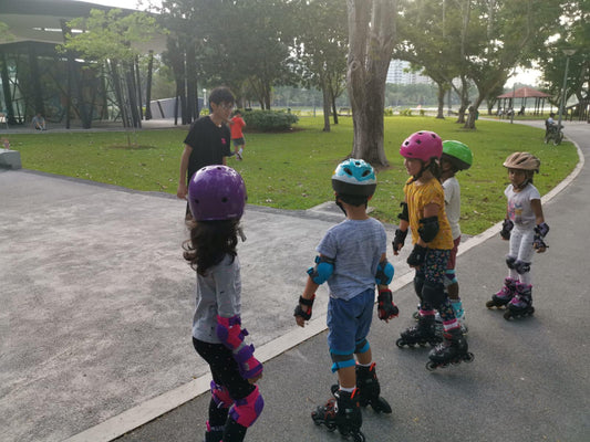 Bedok Reservoir Park Inline Skating Lesson