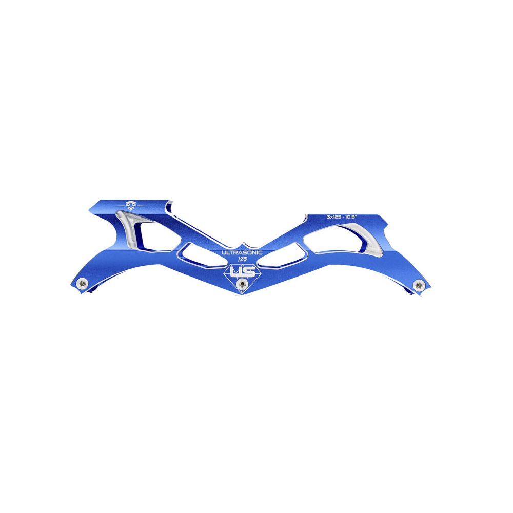 Flying Eagle Ultrasonic Inline Skate Frame 3X125MM Blue