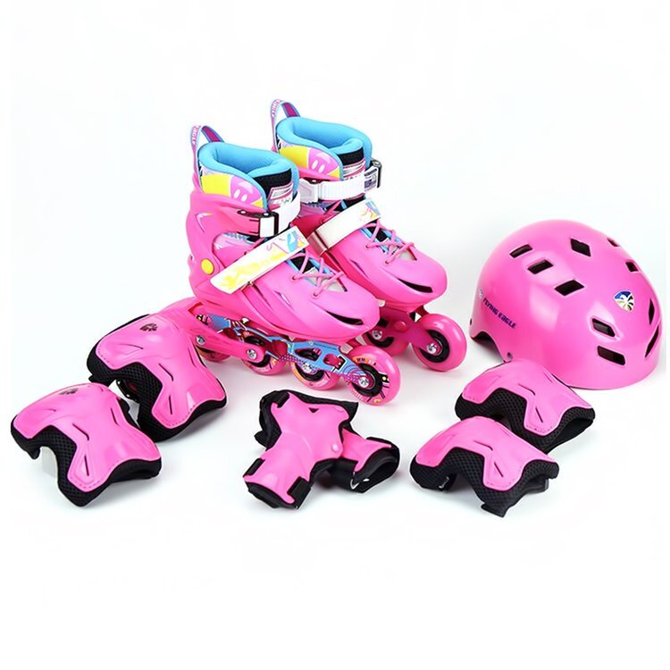 Flying Eagle NT Combo Pink Kids Skates Set